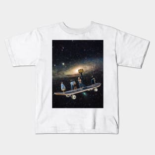 Galaxy board Kids T-Shirt